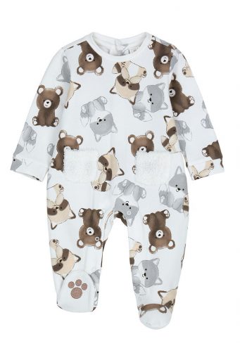 Combinaison polaire pour nouveau-né Forêt des fées