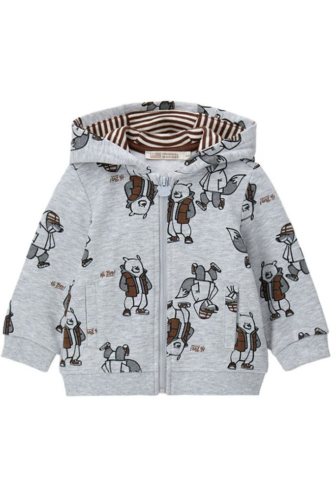 Sweat-shirt à capuche ouverte Fairy Forest pour nouveau-né