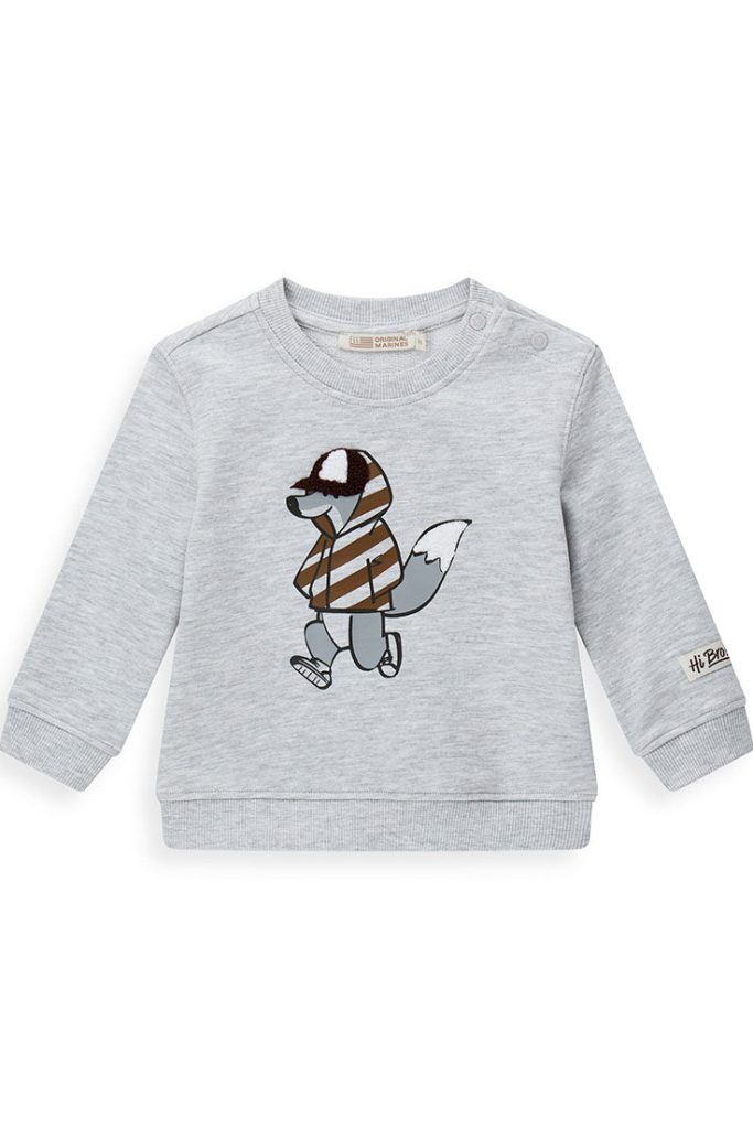 Sweat-shirt à col pour nouveau-né Fairy Forest M.