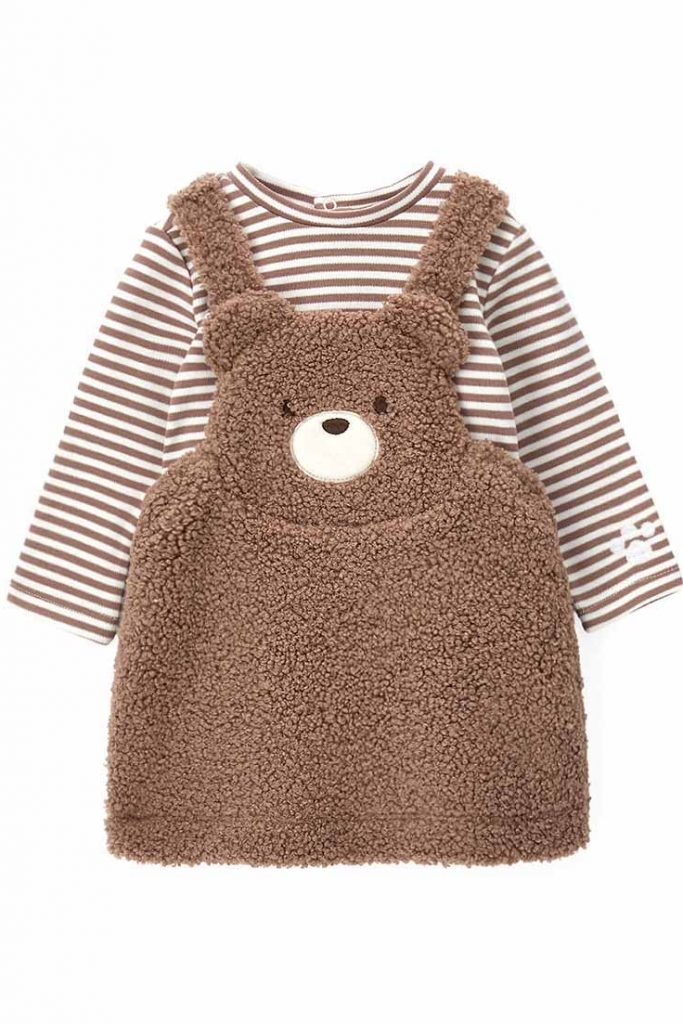 Ensemble Forêt des Fées en Fausse Fourrure Nouveau-né