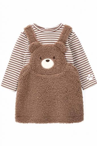 Ensemble Forêt des Fées en Fausse Fourrure Nouveau-né