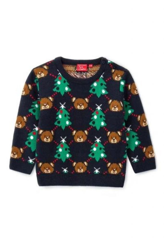 Top capsule de Noël en jacquard pour bébé garçon