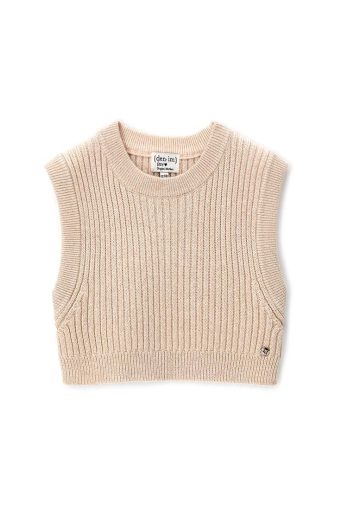 Chemises et hauts en laine/tricot pour bébé fille Capsule Denim avec col