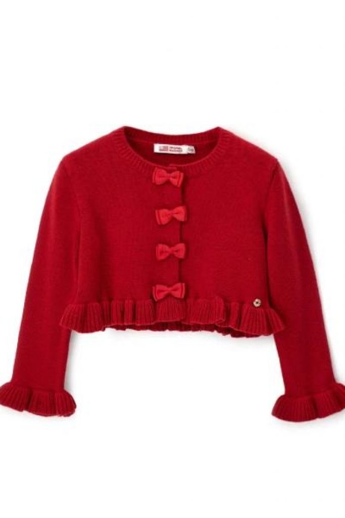 Haut de fête en mélange de coton pour bébé fille