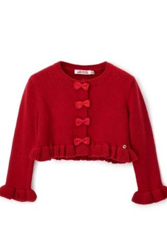 Haut de fête en mélange de coton pour bébé fille