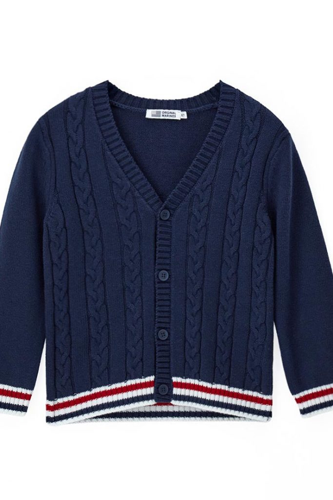 Haut de fête en mélange de coton pour garçon