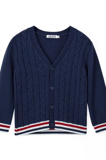 Haut de fête en mélange de coton pour garçon