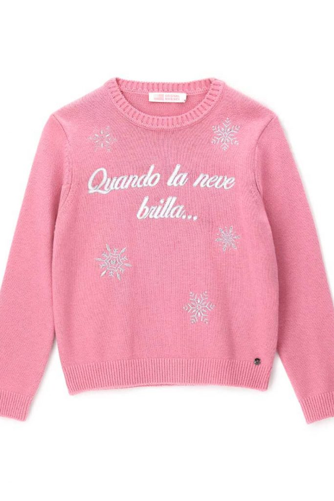 Gilets et hauts en laine/tricot pour filles du club de ski