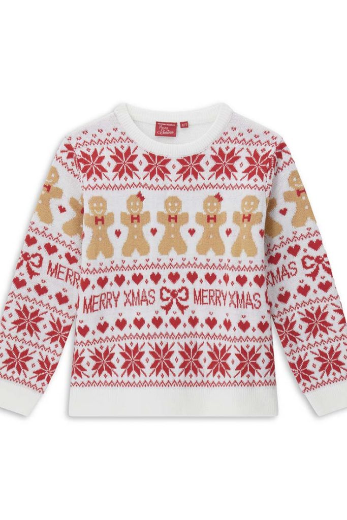 Capsule de Noël pour garçon, en laine/tricot, avec col, chemises et hauts 2