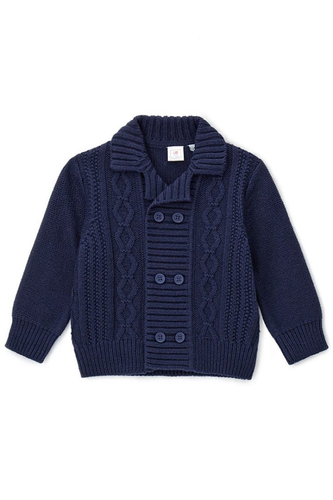 Haut de fête en mélange de coton pour nouveau-né