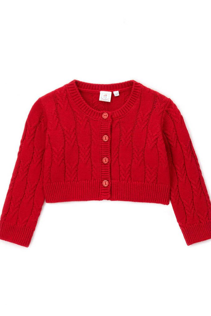 Haut de fête en mélange de coton pour nouveau-né