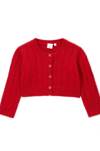 Haut de fête en mélange de coton pour nouveau-né