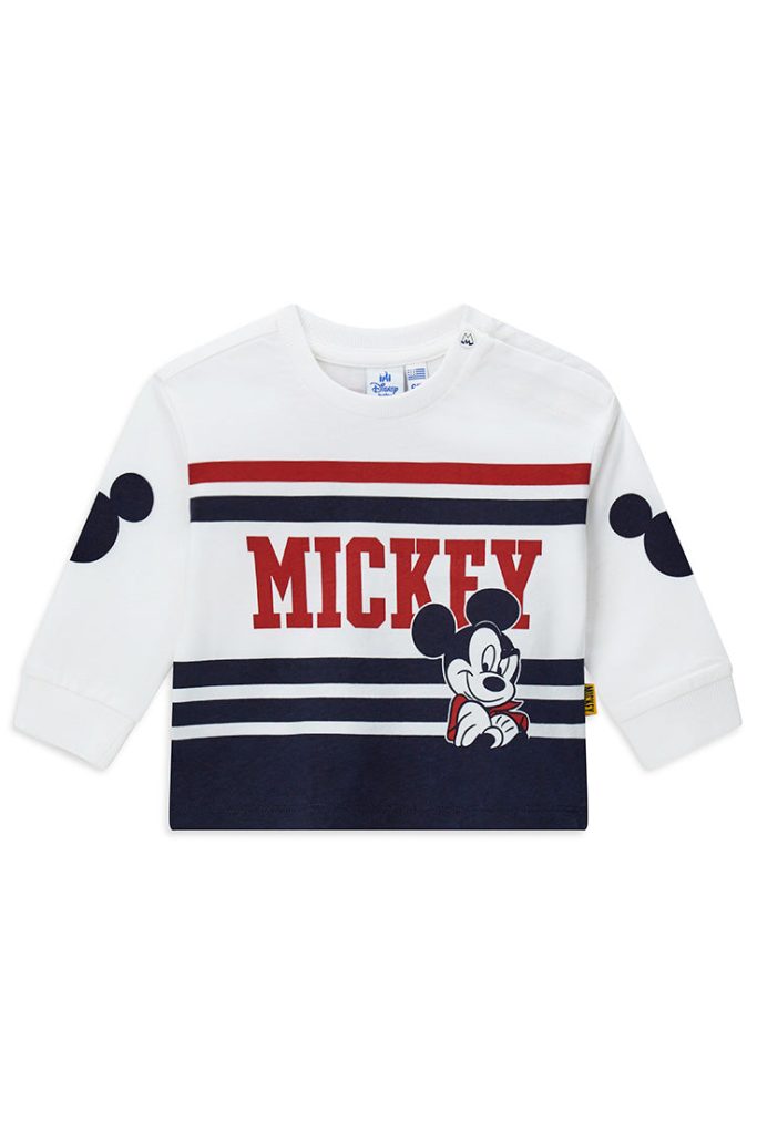 Sweat-shirt bébé garçon Disney Back To School avec col, chemises et hauts