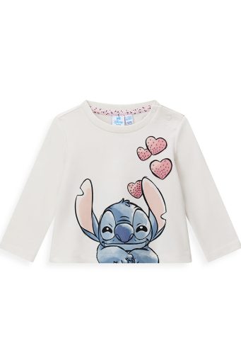 T-shirt bébé fille Disney Stitch – Retour à l’école – ML – Chemises et hauts