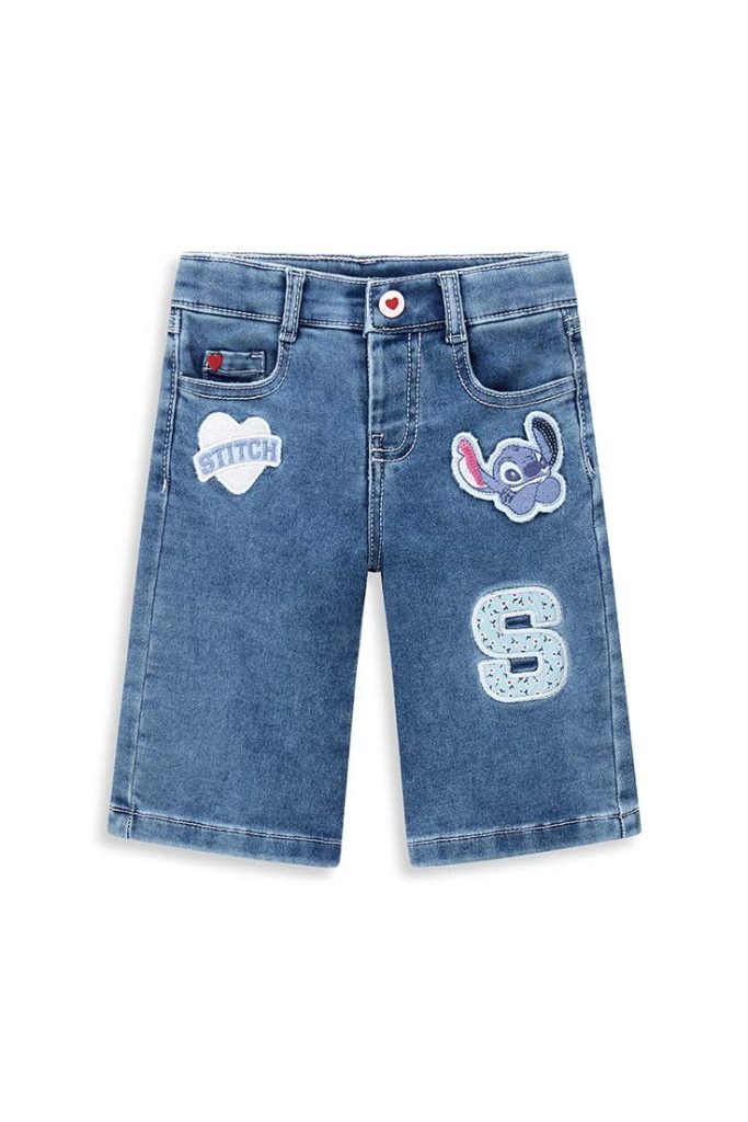 Sweat-shirt bébé fille à capuche Disney Stitch, chemises et hauts fermés