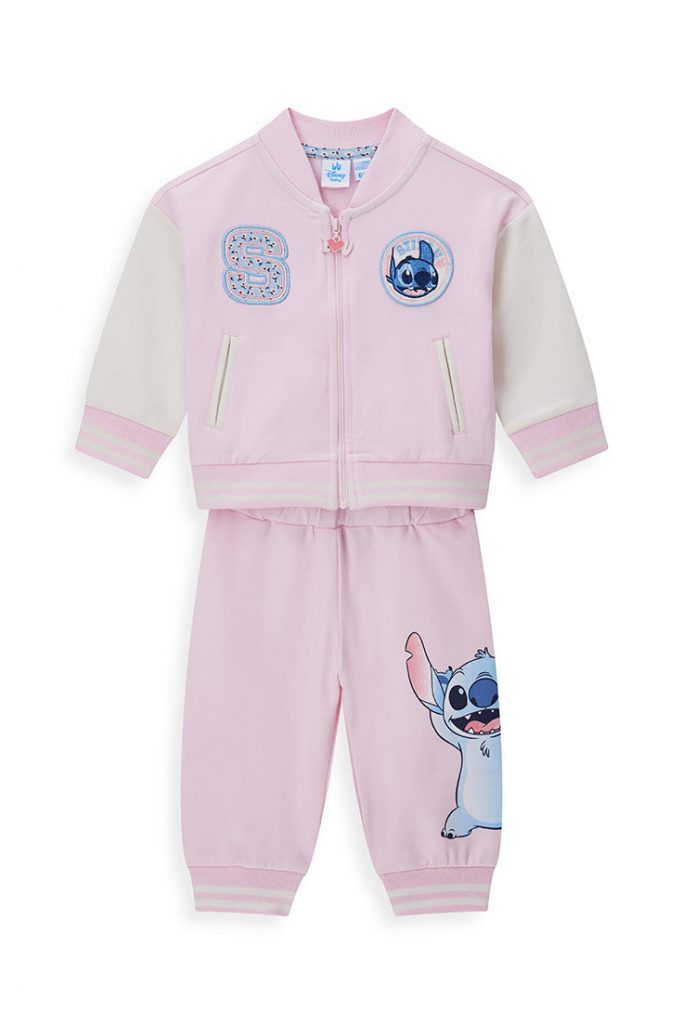 Rentrée des classes : Ensembles veste + pantalon et survêtements pour bébé fille DISNEY STITCH