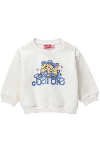 Sweat-shirt à capuche ouverte pour bébé fille Texas Baby BARBIE, chemises et hauts