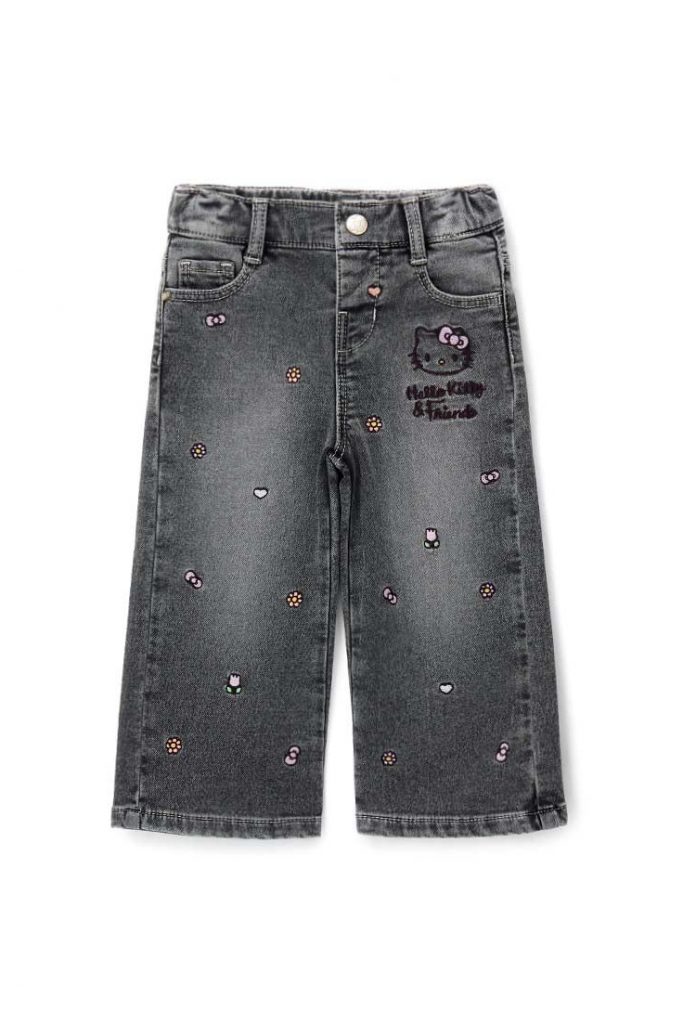 Pantalon en jean Twilight HELLO KITTY pour bébé fille
