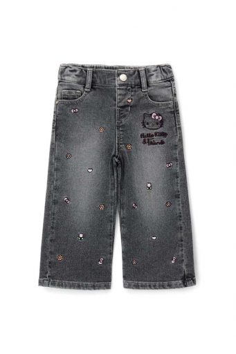 Pantalon en jean Twilight HELLO KITTY pour bébé fille