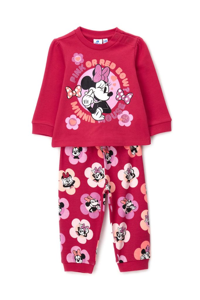 Pyjama bébé fille Good Night BARBIE avec col ML
