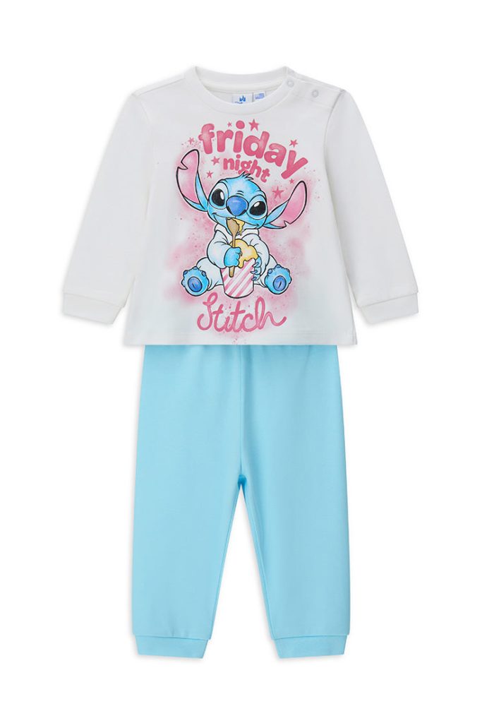 Pyjama bébé fille Good Night BARBIE avec col ML