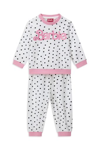 Pyjama bébé fille Good Night BARBIE avec col ML