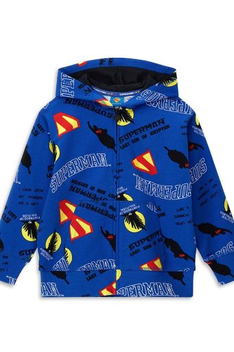 Sweat-shirt Capsule Denim COMICS JLEAGUE pour garçon, chemises et hauts