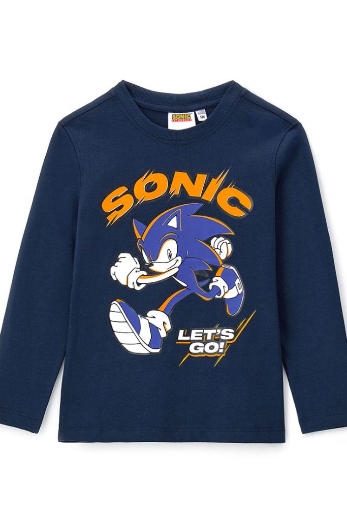 Sweat-shirt Adventure SEGA SONIC Boy, veste, chemises et hauts