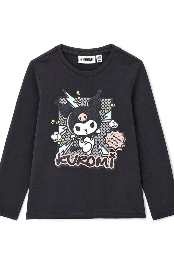 Sweat-shirt à capuche ouvert pour fille de la Dance Academy HELLO KITTY, chemises et hauts