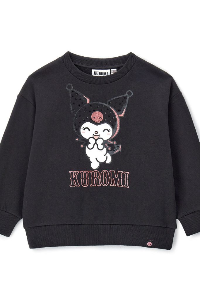 Sweat-shirt à capuche ouvert pour fille de la Dance Academy HELLO KITTY, chemises et hauts