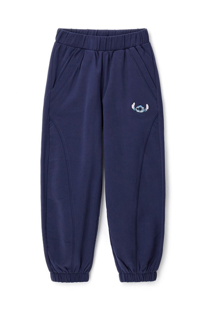 Sweat-shirt Disney Stitch pour fille sauvage, col montant, chemises et hauts