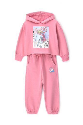 Ensembles de jogging et survêtements Barbie pour fille, avec cols, style club de ski 1