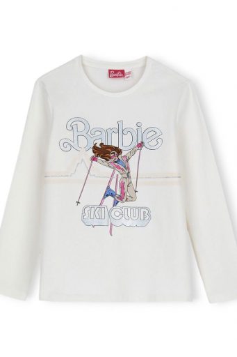 T-shirt Barbie Club de ski pour fille, tailles ML, 2