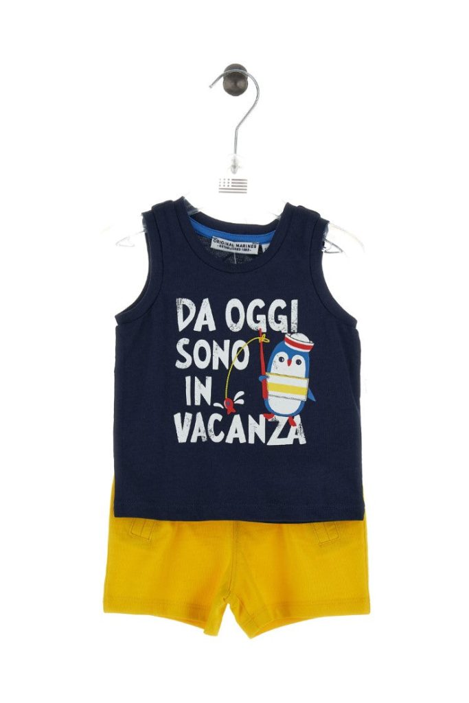 Ensemble débardeur et bermuda Sunlight pour bébé garçon 1