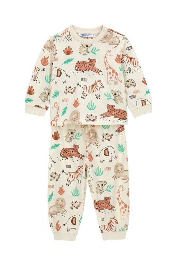 Pyjama Bonne Nuit Bébé Garçon Avec Imprimés 1