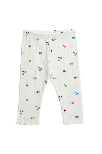 Leggings côtelés Wild Farm pour bébé fille