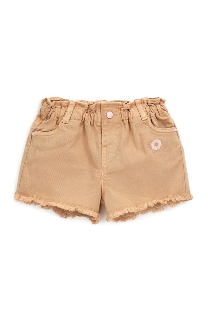 Bermuda bébé fille spécial jour à franges