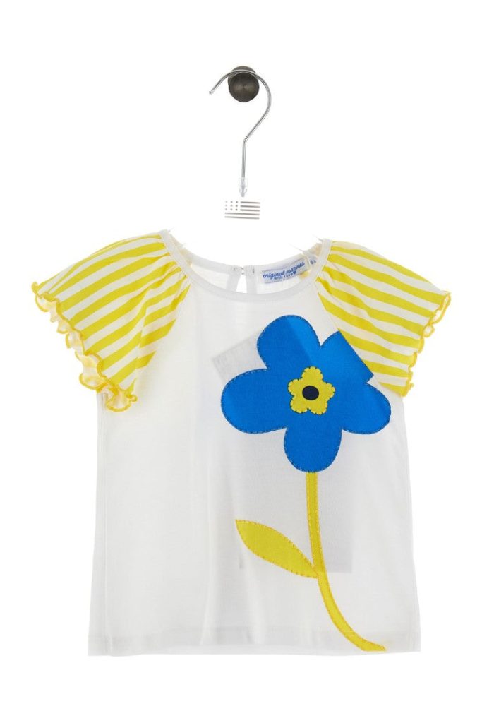 T-shirt bébé fille Sunlight à volants