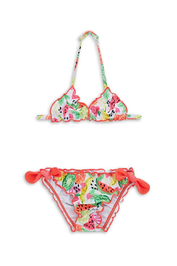 Bikini fantaisie tropicale pour bébé fille