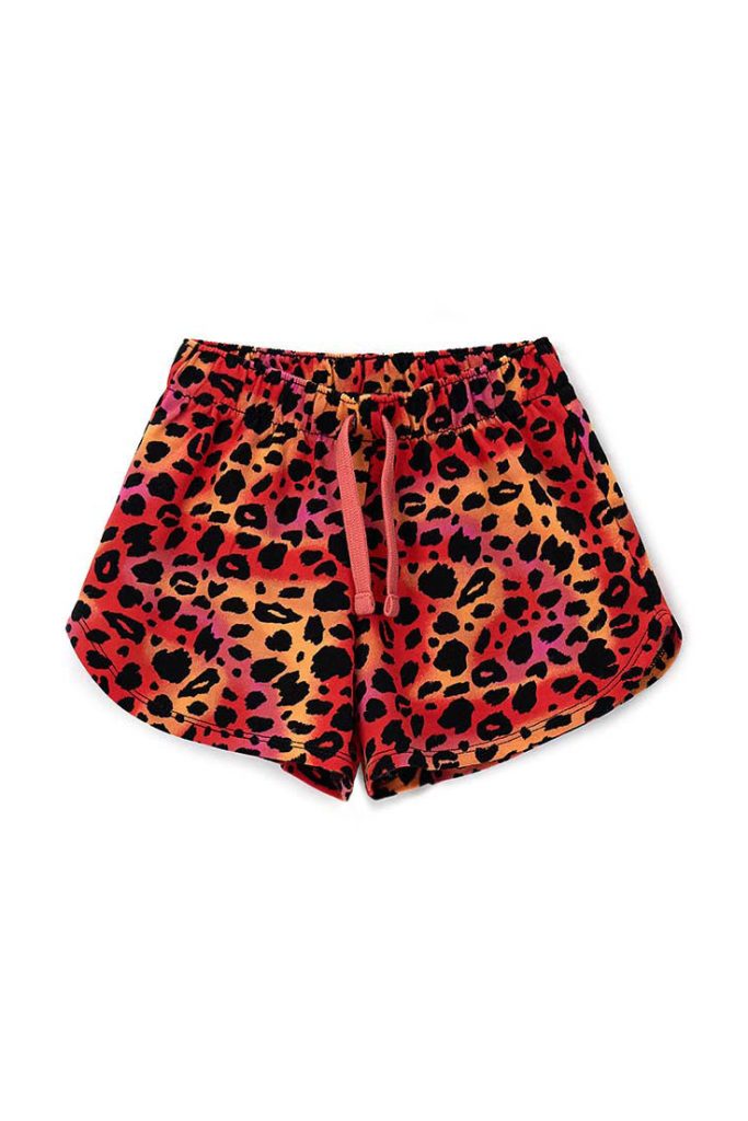 Short de plage pour bébé fille avec motif animal