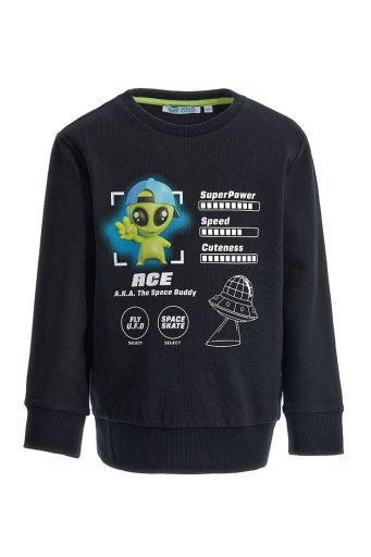 Sweat-shirt garçon ballon couleur avec imprimé 1