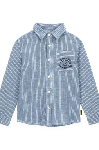 Chemise en lin mélangé pour garçon de la Golf League