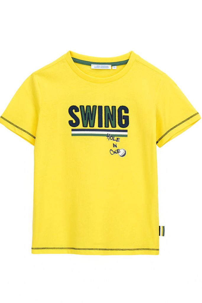 T-shirt garçon Golf League avec broderie