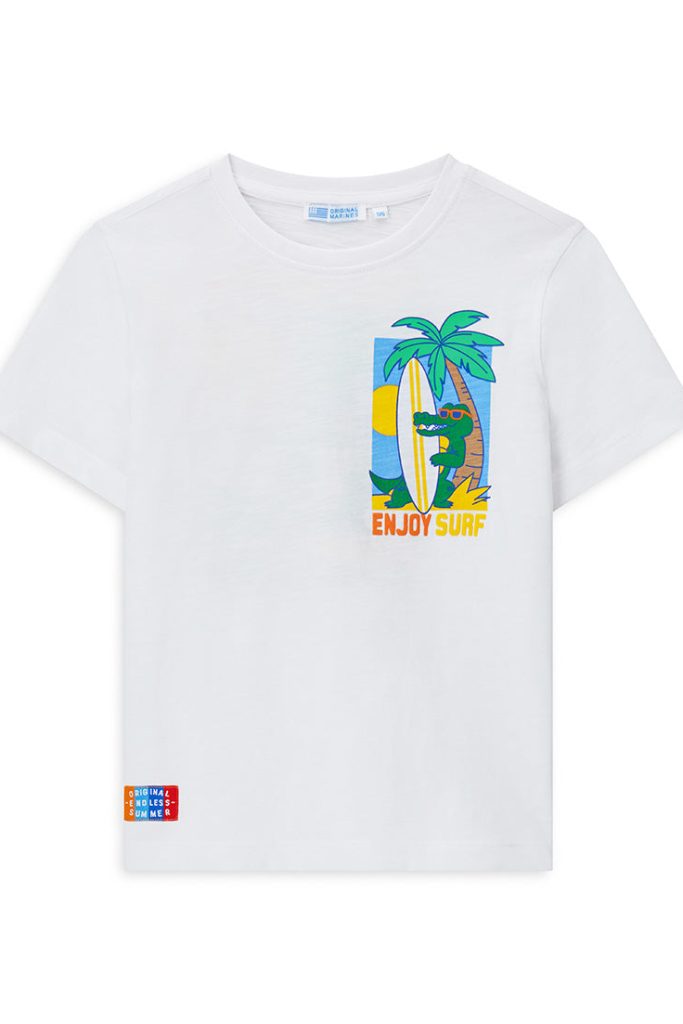 T-shirt Beach College Boy avec imprimés 2