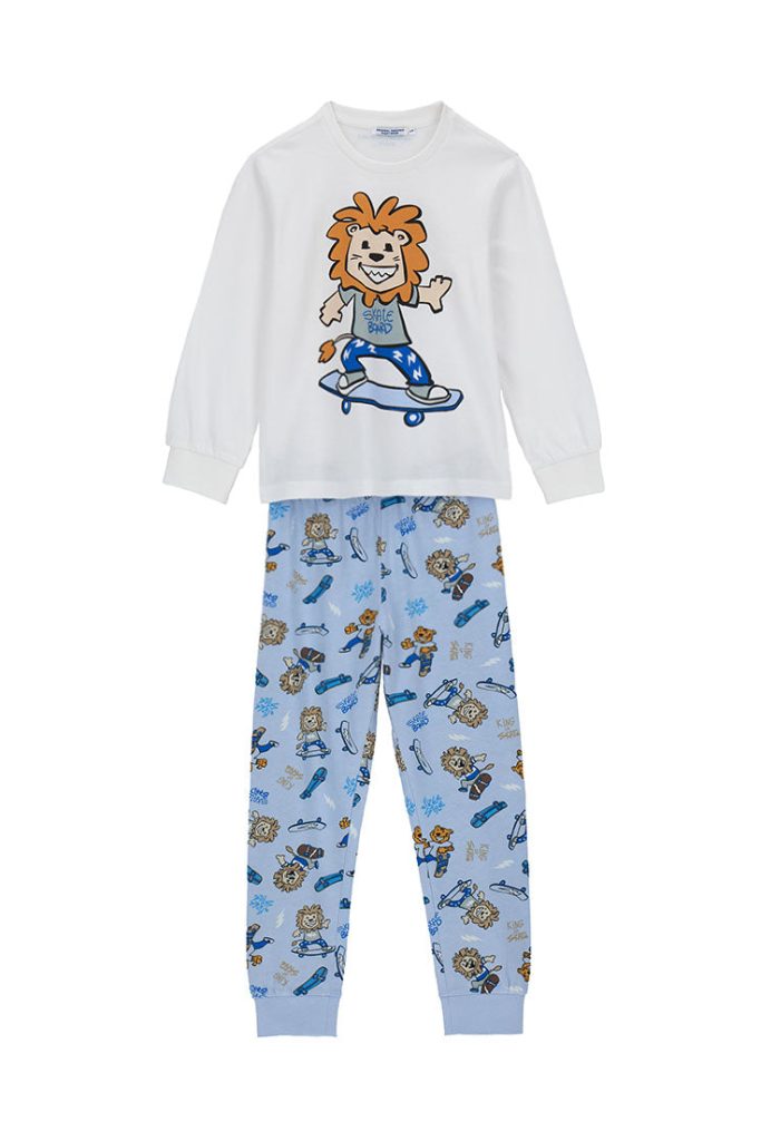 Pyjama long imprimé Good Night Boy 1