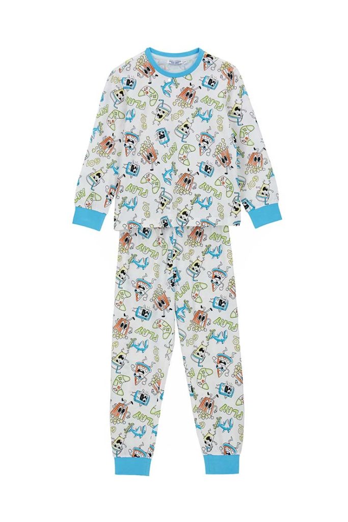 Pyjama long imprimé Good Night Boy
