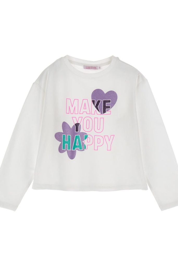 T-shirt pailleté Glad & Glam Girl 1