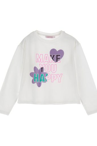T-shirt pailleté Glad & Glam Girl 1