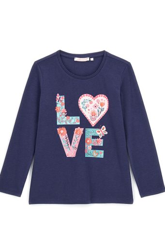 T-shirt pailleté House Of Flowers Girl 1