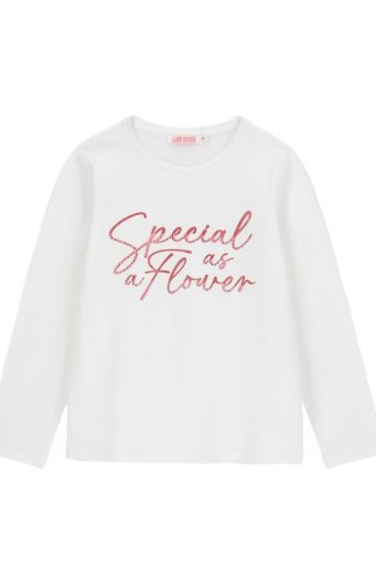 T-shirt fille avec strass « House Of Flowers »